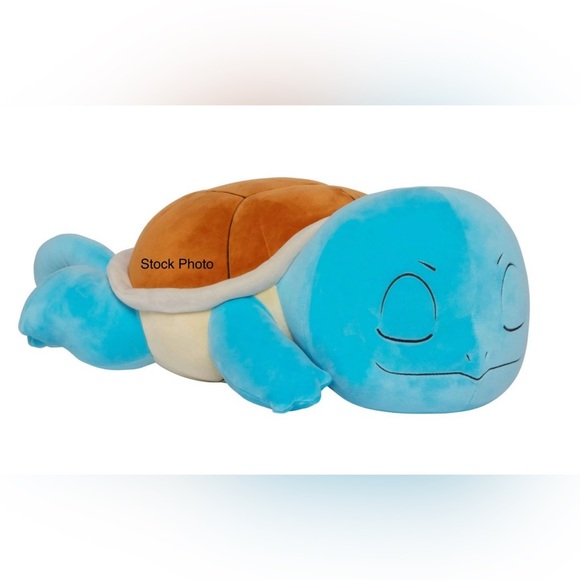 EUC Pokémon Sleeping Plush Squirtle Officially Licensed Pokémon from Jazwares; - Picture 8 of 12